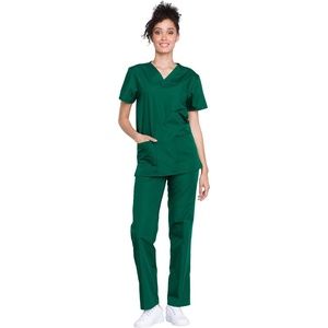 image:imageCherokee WW Originals Unisex Scrub Sets VNeck Top amp Drawstring PantHunter