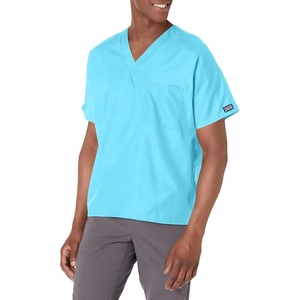 image:imageCherokee WW Originals Unisex Scrubs for Women amp Men VNeck Scrub TopTurquoise