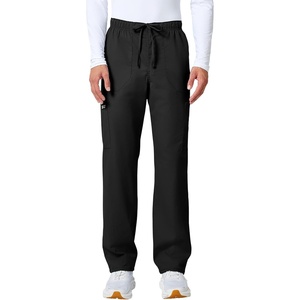 image:imageCherokee WW Professionals Scrubs for Men Tapered Leg Cargo Scrub PantsBlack