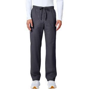 image:imageCherokee WW Professionals Scrubs for Men Tapered Leg Cargo Scrub PantsPewter