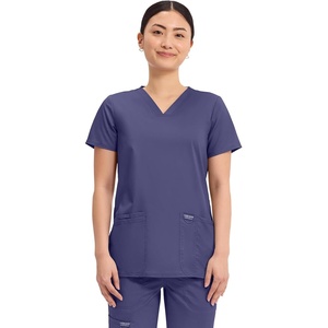 image:imageCherokee WW Revolution Medical Womens Scrub Top VNeck 3Pocket ScrubsGrape