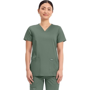 image:imageCherokee WW Revolution Medical Womens Scrub Top VNeck 3Pocket ScrubsOlive