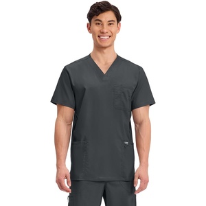 image:imageCherokee WW Revolution VNeck Scrub Top for Men with 3 PocketsBlack