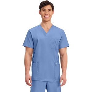 image:imageCherokee WW Revolution VNeck Scrub Top for Men with 3 PocketsCiel