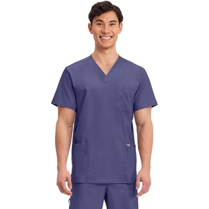 image:imageCherokee WW Revolution VNeck Scrub Top for Men with 3 PocketsGrape