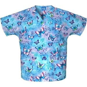 image:imageCherokee Workwear Originals Womens Eggplant VNeck Short Sleeve Scrub Top  LargeFly By Night