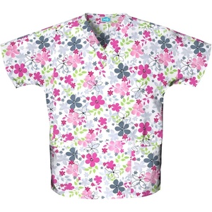 image:imageCherokee Workwear Originals Womens Eggplant VNeck Short Sleeve Scrub Top  LargeSunnyvale
