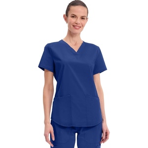 image:imageCherokee Workwear Professionals Women Scrubs Top VNeck WW665 SGalaxy Blue