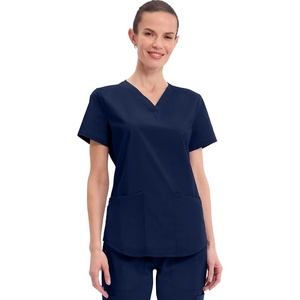 image:imageCherokee Workwear Professionals Women Scrubs Top VNeck WW665 SNavy