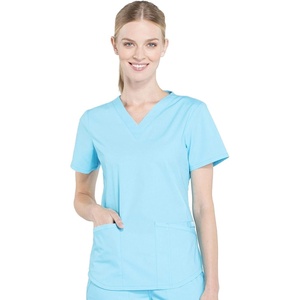 image:imageCherokee Workwear Professionals Women Scrubs Top VNeck WW665 STurquoise