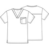 image:imageCherokee Core Stretch Scrubs for Men Tuckable V Neck Scrub TopCeil
