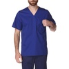 image:imageCherokee Core Stretch Scrubs for Men Tuckable V Neck Scrub TopGalaxy Blue
