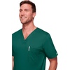 image:imageCherokee Core Stretch Scrubs for Men Tuckable V Neck Scrub TopHunter Green