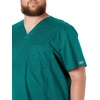 image:imageCherokee Core Stretch Scrubs for Men Tuckable V Neck Scrub TopHunter Green