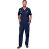 image:imageCherokee Core Stretch Scrubs for Men Tuckable V Neck Scrub TopNavy