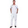image:imageCherokee Core Stretch Scrubs for Men Tuckable V Neck Scrub TopWhite