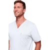 image:imageCherokee Core Stretch Scrubs for Men Tuckable V Neck Scrub TopWhite