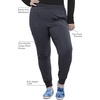 image:imageCherokee Iflex Scrub Pants for Women Jogger YogaPewter