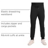 image:imageCherokee Infinity Jogger Scrub Pants for Mens Mid Rise 360 StretchBlack