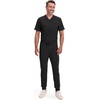 image:imageCherokee Infinity Jogger Scrub Pants for Mens Mid Rise 360 StretchBlack