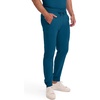 image:imageCherokee Infinity Jogger Scrub Pants for Mens Mid Rise 360 StretchCaribbean Blue