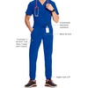 image:imageCherokee Infinity Jogger Scrub Pants for Mens Mid Rise 360 StretchGalaxy Blue