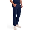 image:imageCherokee Infinity Jogger Scrub Pants for Mens Mid Rise 360 StretchNavy