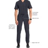 image:imageCherokee Infinity Jogger Scrub Pants for Mens Mid Rise 360 StretchPewter