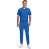 image:imageCherokee Infinity Jogger Scrub Pants for Mens Mid Rise 360 StretchRoyal