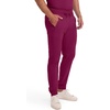 image:imageCherokee Infinity Jogger Scrub Pants for Mens Mid Rise 360 StretchWine