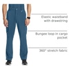 image:imageCherokee Infinity Men Scrub Pants Tapered Leg Medical Bottom with 6 PocketsCaribbean Blue