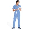 image:imageCherokee Infinity Men Scrub Pants Tapered Leg Medical Bottom with 6 PocketsCiel