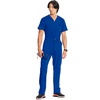 image:imageCherokee Infinity Men Scrub Pants Tapered Leg Medical Bottom with 6 PocketsGalaxy Blue
