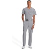 image:imageCherokee Infinity Men Scrub Pants Tapered Leg Medical Bottom with 6 PocketsGrey