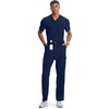 image:imageCherokee Infinity Men Scrub Pants Tapered Leg Medical Bottom with 6 PocketsNavy