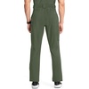 image:imageCherokee Infinity Men Scrub Pants Tapered Leg Medical Bottom with 6 PocketsOlive