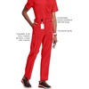 image:imageCherokee Infinity Men Scrub Pants Tapered Leg Medical Bottom with 6 PocketsRed