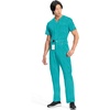 image:imageCherokee Infinity Men Scrub Pants Tapered Leg Medical Bottom with 6 PocketsTeal Blue