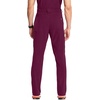 image:imageCherokee Infinity Men Scrub Pants Tapered Leg Medical Bottom with 6 PocketsWine