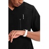image:imageCherokee Infinity Mens Scrubs Top VNeck Modern Fit 2 Pocket 360 StretchBlack