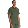 image:imageCherokee Infinity Mens Scrubs Top VNeck Modern Fit 2 Pocket 360 StretchOlive