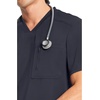image:imageCherokee Infinity Mens Scrubs Top VNeck Modern Fit 2 Pocket 360 StretchPewter