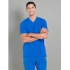 image:imageCherokee Infinity Mens Scrubs Top VNeck Modern Fit 2 Pocket 360 StretchRoyal