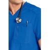 image:imageCherokee Infinity Mens Scrubs Top VNeck Modern Fit 2 Pocket 360 StretchRoyal