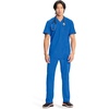 image:imageCherokee Infinity Mens Scrubs Top VNeck Modern Fit 2 Pocket 360 StretchRoyal