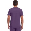 image:imageCherokee Infinity Mens VNeck Scrub Top with 3 Pockets and 360 StretchEggplant