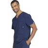 image:imageCherokee Infinity Mens VNeck Scrub Top with 3 Pockets and 360 StretchNavy