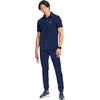 image:imageCherokee Infinity Polo Mens Scrub Top Zip Chest Pocket 360 StretchNavy