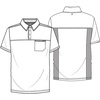 image:imageCherokee Infinity Polo Mens Scrub Top Zip Chest Pocket 360 StretchNavy