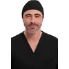 image:imageCherokee Men and Women Scrub Cap with Adjustable Elastic TieBack Lightweight Breathable NoSlip Unisex Surgical Cap  2506Black  3 Pack